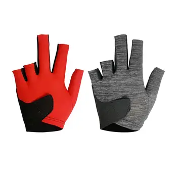 Профессиональные перчатки для бильярда Кий Перчатки для бассейна, левая рука Взрослые Практика Легкий кий Отдельные перчатки для пальцев Перчатка для снукера
