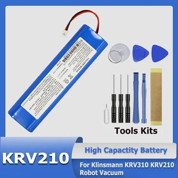 Новая сменная батарея для KLiNSMANN KRV310 KRV210 Подметальный робот-пылесос Замена литий-ионного аккумулятора 14,4 В / 14,8 В