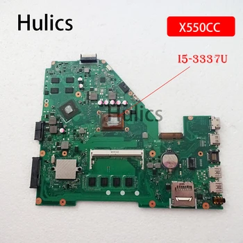 Hulics Подержанная материнская плата ноутбука X550CC X550VB для ASUS A550C X550CL R510C Тестовая материнская плата 4G RAM I5-3337U/3317U CPU