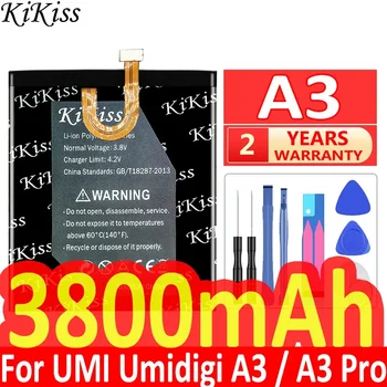 3800 мАч Аккумулятор для UMI Umidigi A3 Pro A3Pro Сотовый телефон Сменная резервная батарея для UMI Umidigi A3 A3 Pro + Инструменты