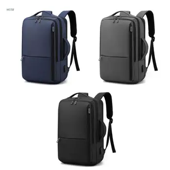 рюкзак для ноутбука Прочный рюкзак для деловых поездок с защитой от кражи с безопасным USB-портом