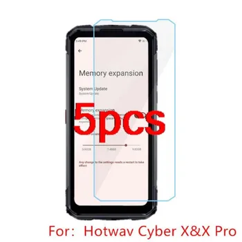 5 шт. Прозрачное HD безопасное закаленное стекло для Hotwav Cyber X Pro Xpro Защитная пленка Защитная пленка для экрана Защита экрана Защита щита