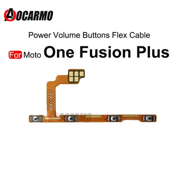 Aocarmo для Motorola Moto One Fusion Plus Включение/выключение питания Кнопки увеличения/уменьшения громкости Гибкий кабель Запчасти для ремонта