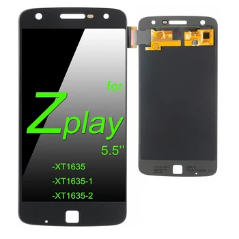 AMOLED ЖК-дисплей для Moto Z Play ЖК-дисплей Дигитайзер с сенсорным экраном для Moto Z Play ЖК-дисплей Pantalla в полной сборке XT1635 XT1635-02