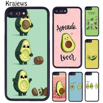 Krajews Забавный чехол для телефона с цитатами из авокадо для iPhone SE2020 15 14 6S 7 8 plus 11 12 mini 13 Pro X XR XS Max cover shell coque