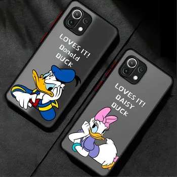 Чехол для телефона Disney Couple Donald Duck для Xiaomi Mi Note 10 Lite 12X 11T 13 Ultra 10T 11 Lite 9T 12 13 Pro 12T Pro Матовый чехол