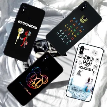 Музыкальный чехол для телефона Radiohead для Xiaomi Redmi Note 12 11 10 9T Pro Redmi 12 10 9A 9C POCO X5 Мягкий черный чехол для телефона