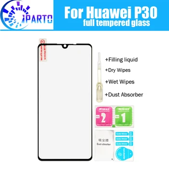 Для Huawei P30 Закаленное стекло 100% новый цвет Полная защитная пленка для экрана для мобильного телефона P30