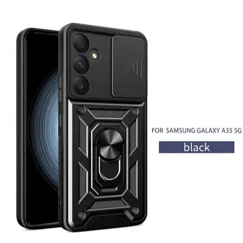 Для Samsung Galaxy A35 5G Чехол для телефона Galaxy A55 5G Capa Магнитное кольцо Galaxy A05 / Galaxy A15 / Galaxy A25