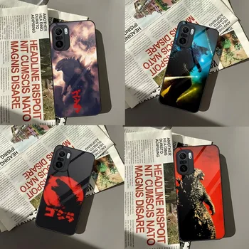 Крутой чехол для телефона G-Godzillas для Xiaomi 13 10 10T 11i 11T Redmi Note 11 8 11S Pro Poco M4 F3 X3 2023 Стеклянная крышка