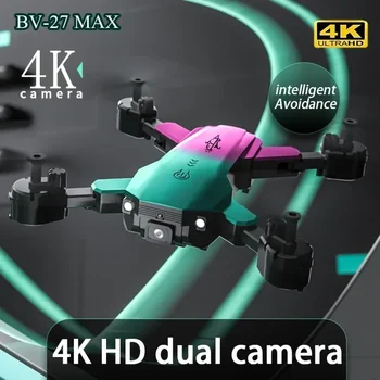 4K Профессиональный HD Двойная камера Дрон BV-27 MAX Дрон Fpv Инфракрасный обход препятствий Оптическая стабилизация изображения Квадрокоптер