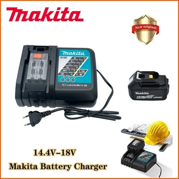 Makita Оригинальное зарядное устройство DC18RC Makita 3A 6A 14,4 В 18V Bl1830 Bl1430 BL1860 BL1890 Зарядное устройство для инструментов USB 18VRC