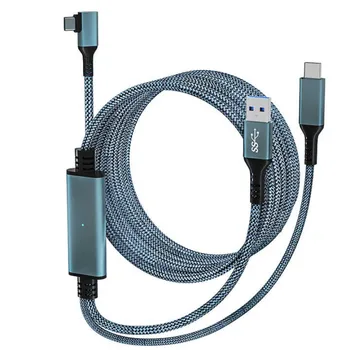Независимый источник питания Кабель USB - Type-C VR Link Стабильная передача со встроенным чипом для игрового компьютера