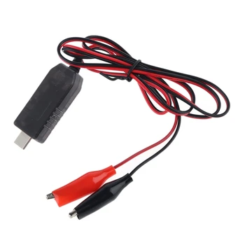  Заменить 2x AA AAA USB C 5 В на 3 В Понижающий кабель для игрушек Светодиодная прямая поставка