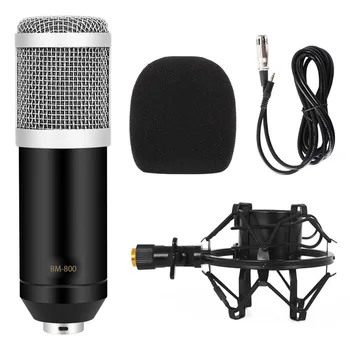 профессиональный микрофон BM800 Микрофон Студийный конденсаторный микрофон для караоке, записи подкастов, прямой трансляции Mikrofon