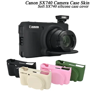 мягкий силиконовый чехол SX740 Сумка для камеры Кожа для Canon PowerShot SX730 SX740 SX740HS Резиновый чехол для камеры Защитный чехол Кожа