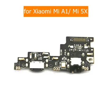 для Xiaomi Mi A1 USB-порт для зарядки печатная плата USB-док-разъем Ленточный гибкий кабель Наушник Аудиоразъем для Xiaomi MI 5X Компонент