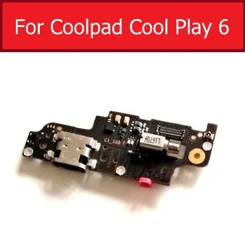 оригинальный USB-разъем зарядная плата + микрофон для Coolpad Play 6 Cool 6 Play C106 Snapdragon 653 Octa Core Запасные части