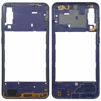 Для Samsung Galaxy A30S SM-A307 Белый/Черный/Зеленый/Фиолетовый цвет Задняя задняя рамка корпуса Средняя пластина Рама