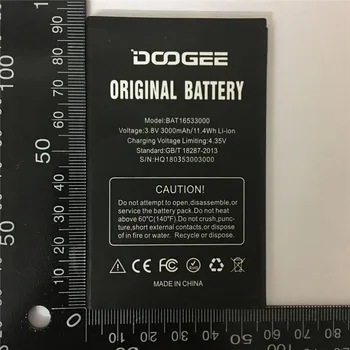 Оригинальный аккумулятор Для DOOGEE BAT16533000 аккумулятор 3000 мАч DOOGEE X9 pro Длительное время работы в режиме ожидания Проверьте нормальное использование перед отправкой
