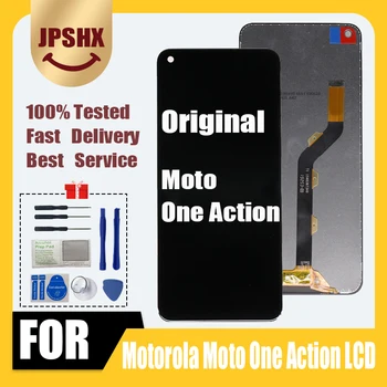 6,3-дюймовый дисплей XT2013-4 для Motorola Moto One Action ЖК-дисплей с сенсорной панелью Дигитайзер XT2013-1 XT2013-2 Сборка с инструментами