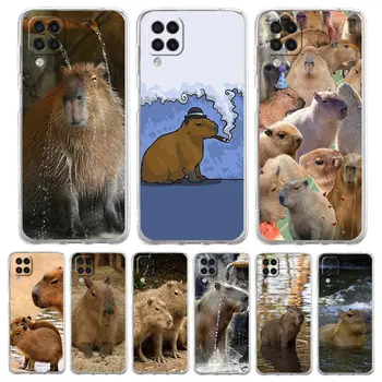 Симпатичный прозрачный чехол для телефона Capybara для Samsung Galaxy A51 A71 A21S A12 A11 A31 A41 A01 A03S A22 A13 A33 A73 A53 A52 A32 5G A23 Крышка