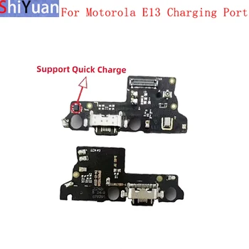 USB Разъем порта зарядки Плата Гибкий кабель для Motorola Moto E13 Зарядный разъем Запасные части