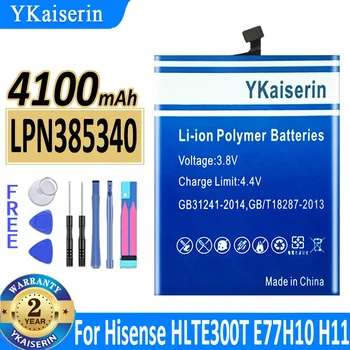 4100 мАч Аккумулятор YKaiserin LPN385340 LPN 385340 для аккумуляторов для мобильных телефонов Hisense H10 H11 HLTEM800 HLTE300T E77 E77M