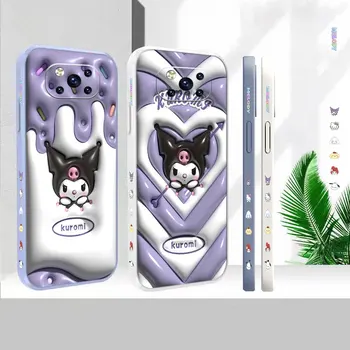 чехол для телефона Xiaomi PCOO F3 M3 X2 X3 M4 GT 6X 8 CC9 CC9E MIX 2 2S 3 4 4 Black Shark 3 4 5 Pro 5G Funny Cute kuromi Cover Funda